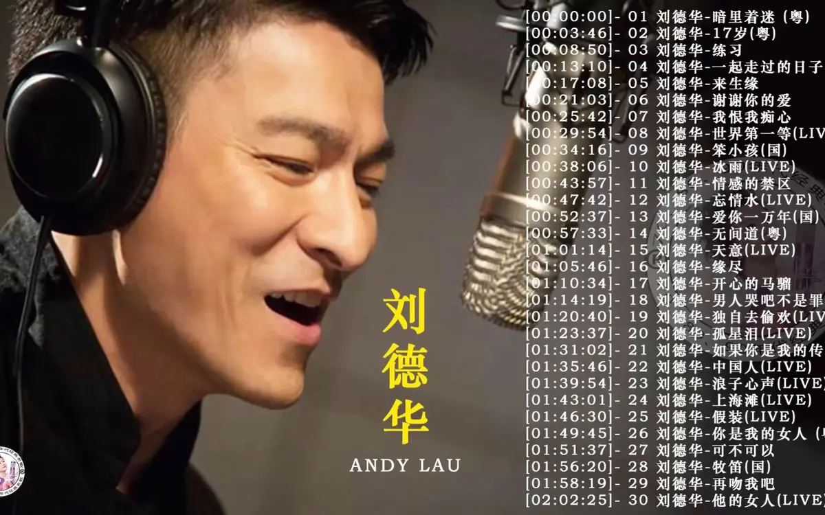 刘德华全部歌曲下载-刘德华经典歌曲下载-刘德华最好听的100首经典歌曲下载